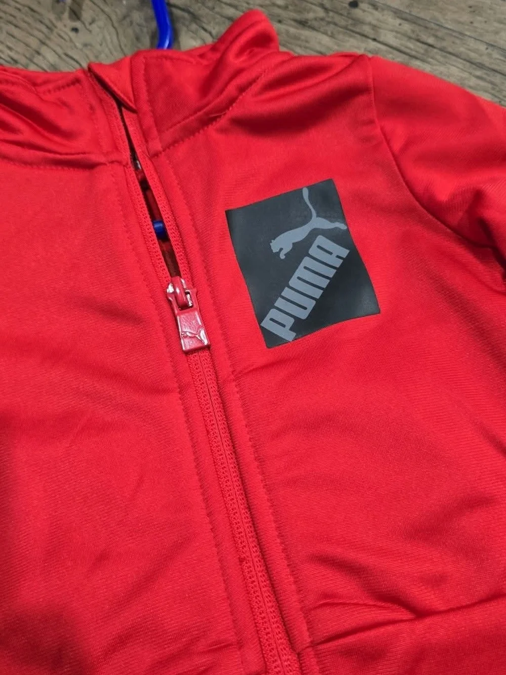 Puma Red Infant Jacket with  Logo  Sz 0/3 Months